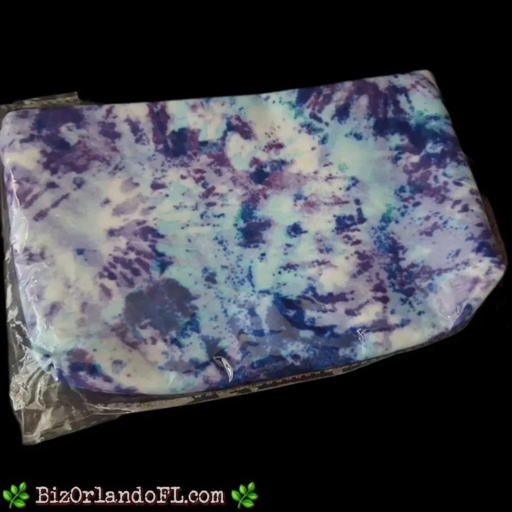 BOUTIQUE: Womens Makeup Bag Tie Dye Pattern Top Zip Beauty Accessory Storage NEW